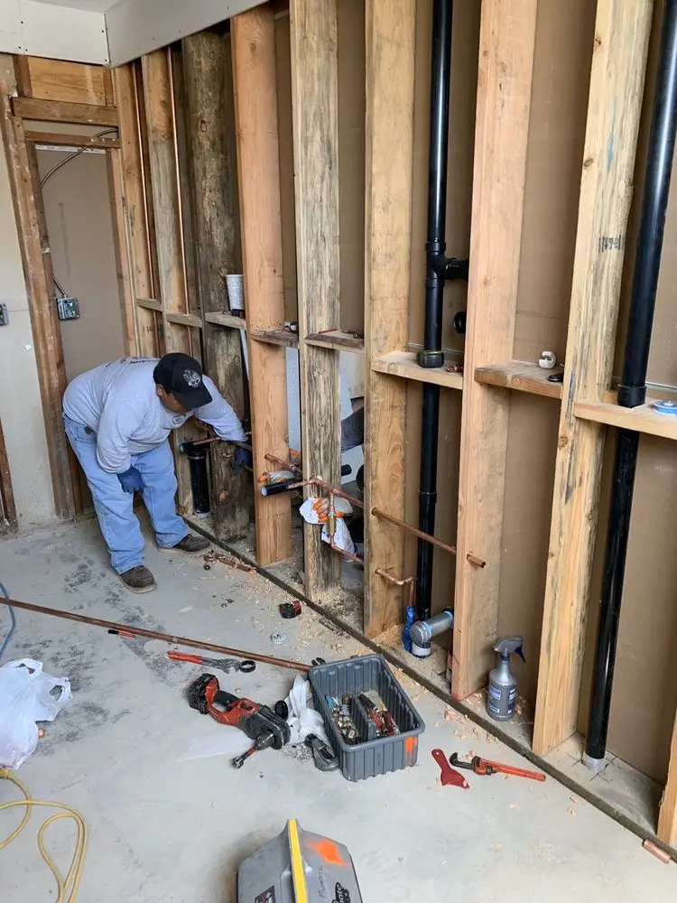 Commercial rough-in plumbing for Commercial Plumbing in Cedars